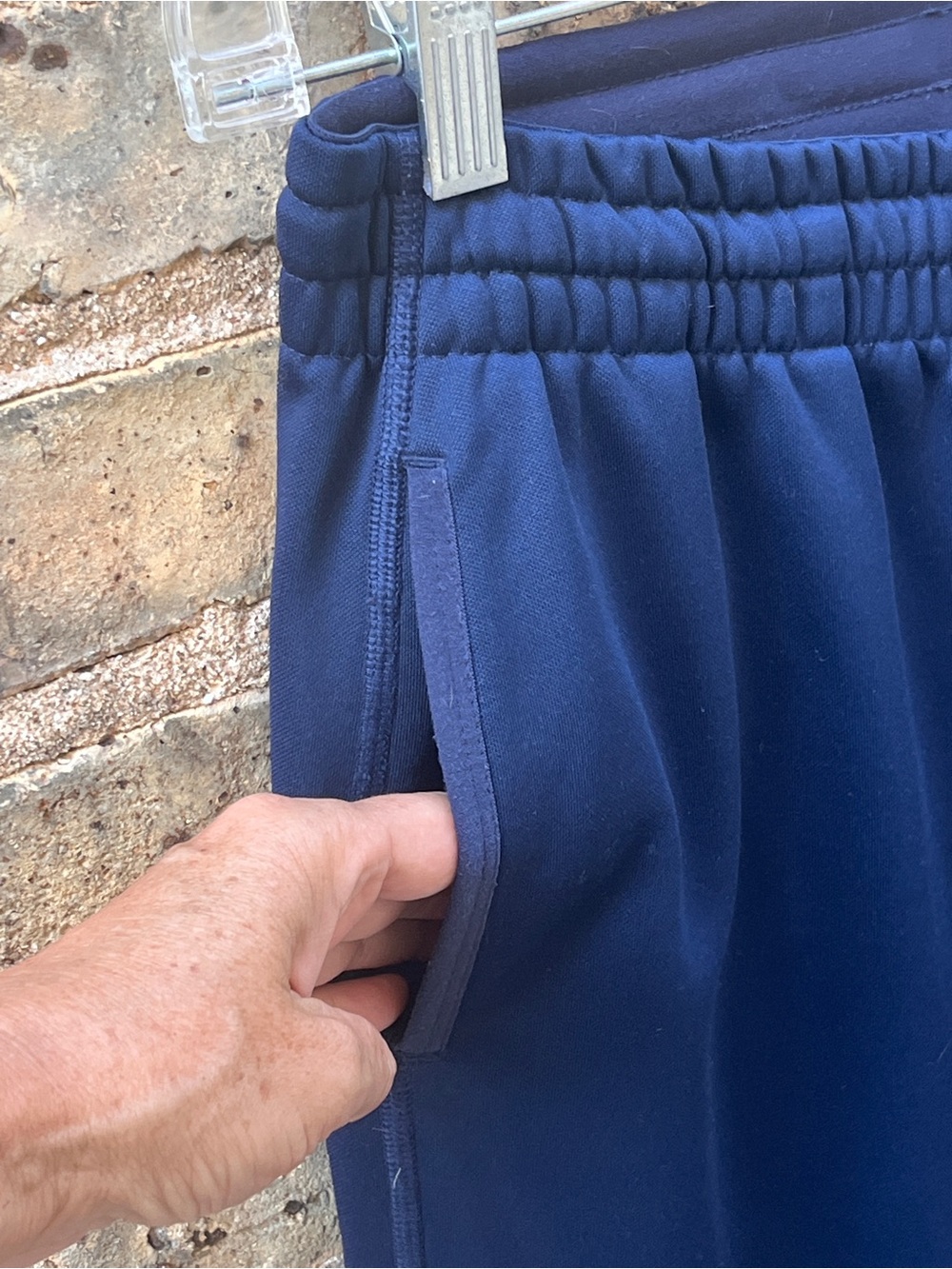 Nike Dri-Fit Sweatpants Blue Fall Gym Lounge Size Medium - Picture 5 of 7